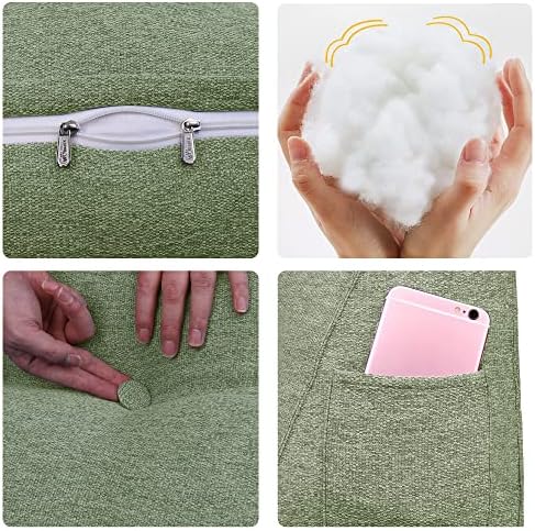 Homecozy Wedge Headboard Pillow for Reading and Bed Rest