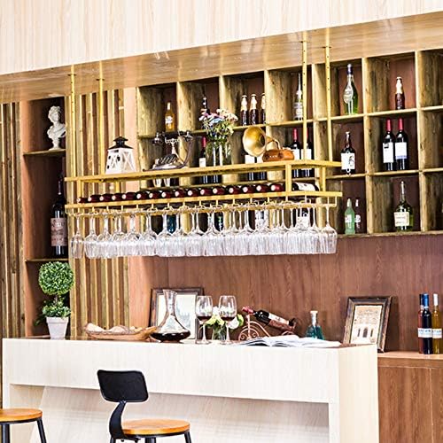 Wall-Mounted Wine Rack with Adjustable Height and Width 100cm