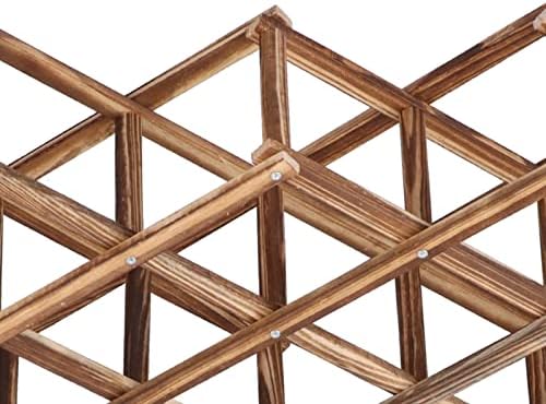 JUOPZKENN Foldable Wooden Wine Rack Cabinet