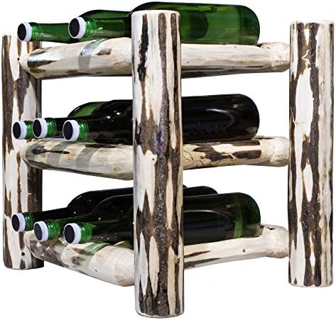 Montana Woodworks Montana Collection 9-Bottle Wine Rack