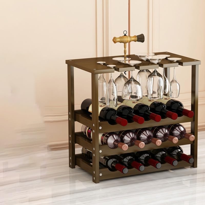 Comepa 4 Tier Freestanding Wine Rack 20 Bottle Capacity