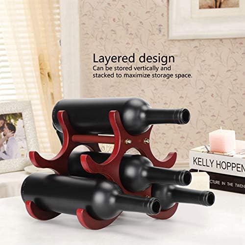 Natudeco Foldable Freestanding Wine Display Rack