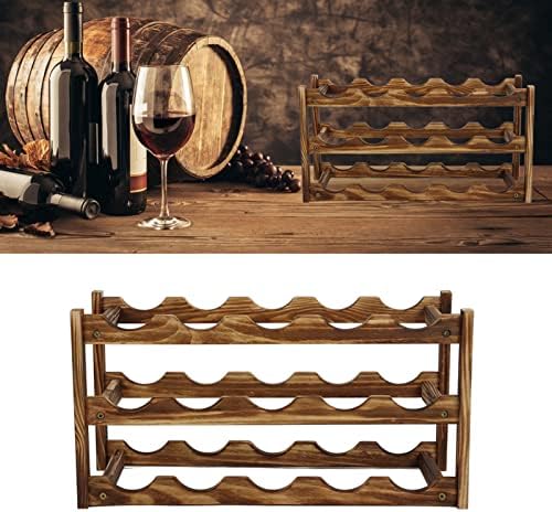Zerodis 3 Layer Wine Rack with 15 Bottles Capacity
