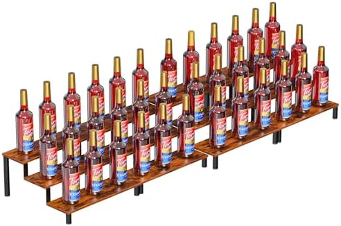 4 Pack Stackable Bottle Storage Rack for Water Bottles and Wine