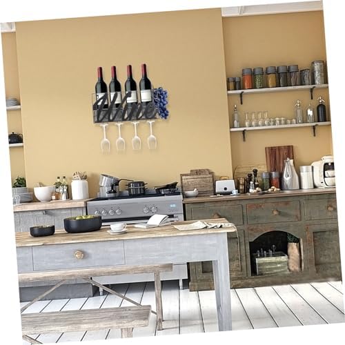 IMIKEYA Wall-Mounted Wine Rack for Home Bar Restaurant 1