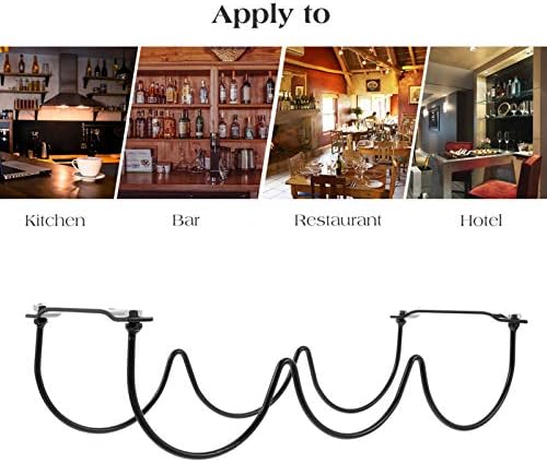 Hemoton 2pcs Stackable Wine Rack for Home