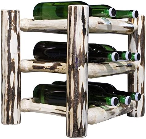Montana Woodworks Montana Collection 9-Bottle Wine Rack