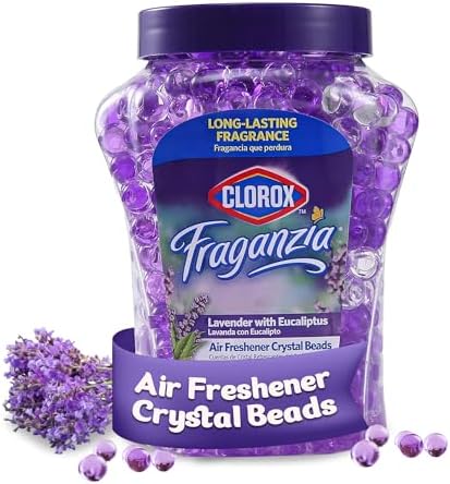 Clorox Fraganzia 12 Oz Lavender Eucalyptus Air Freshener Gel Beads