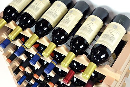 sfDisplaycom LLC 72 Bottle Wine Rack Modular Hardwood