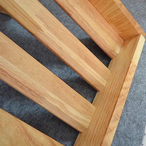 REMIGHTELY Bright Wooden 4-Bottle Freestanding Wine Rack