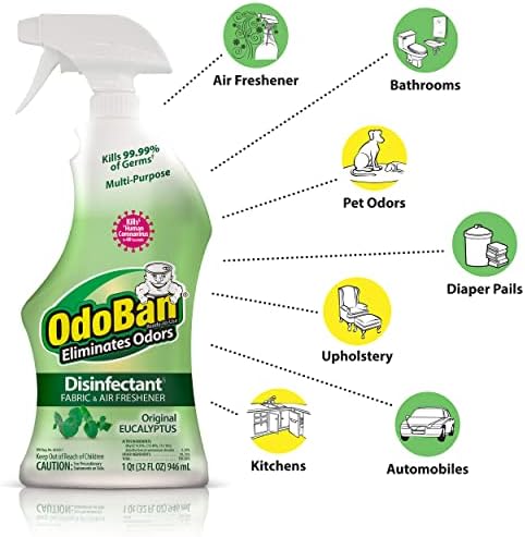 OdoBan Ready-to-Use Disinfectant with Eucalyptus Scent 32 Ounce