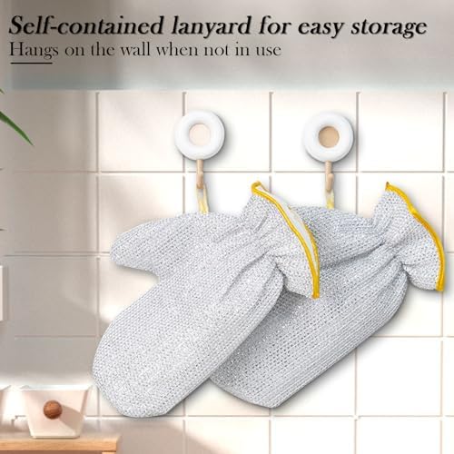 Jhazala Wire Dishwashing Gloves with Diamond Mesh