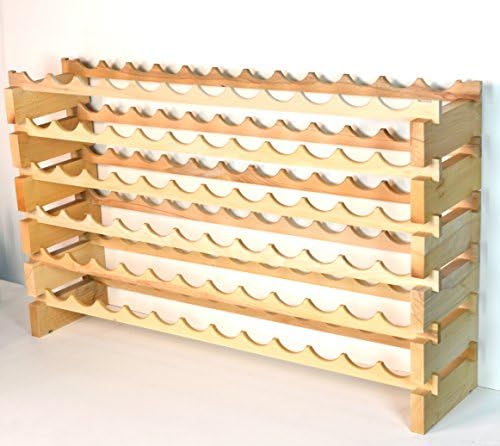 sfDisplaycom LLC 72 Bottle Wine Rack Modular Hardwood
