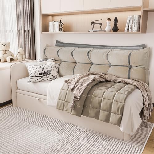 Johnear Headboard Backrest Set of 2 Chenille Throw Pillows 1