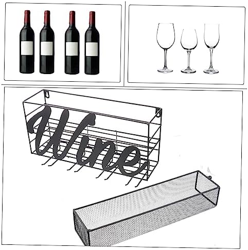 IMIKEYA Wall-Mounted Wine Rack for Home Bar Restaurant 1