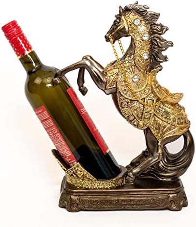 Dalax Horse Wine Bottle Holder Tabletop Decor