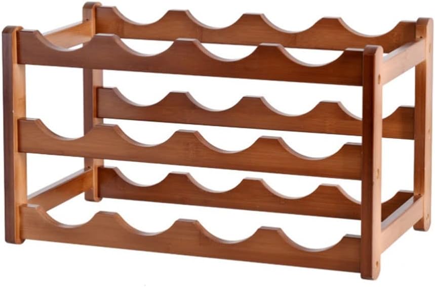 Bamboo Wine Rack with 234 Tiers for Home Bar Storage 1