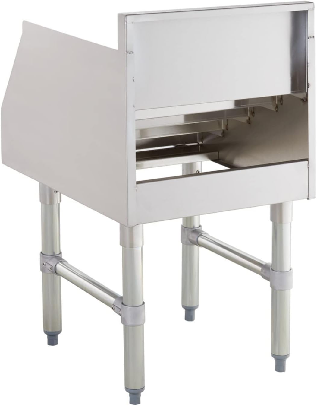 18 x 23 Inch 5-Tier Stainless Steel Liquor Display Shelf