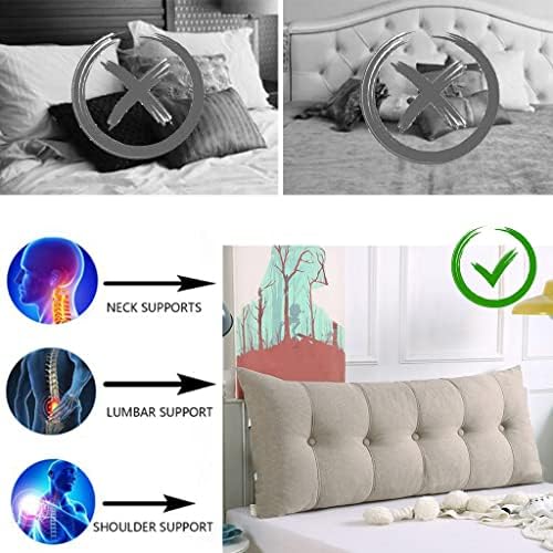 ZZYK Reading Pillow with Removable Cover Khaki 315 Inch