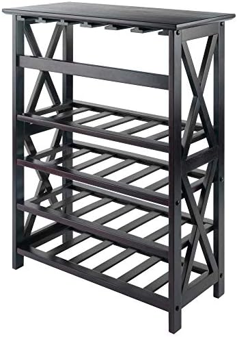Winsome Rio Wine Rack 24-Bottle Glass Hanger