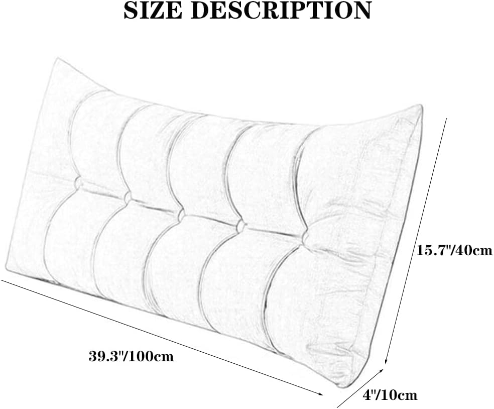ZZYK Reading Support Pillow with Removable Cover 1