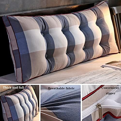 ZZYK King Size Headboard Pillow with Removable Cover