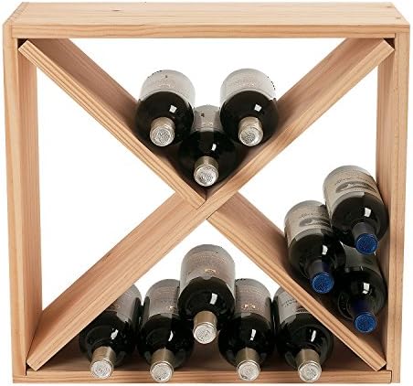 Wine Enthusiast 24 Bottle Compact Cellar Cube Rack