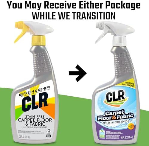 CLR Stain-Free Carpet Floor Fabric Cleaner 26 Oz