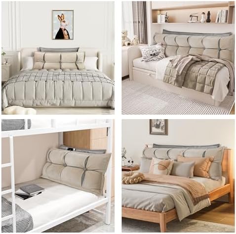 Johnear Headboard Backrest Set of 2 Chenille Throw Pillows 1