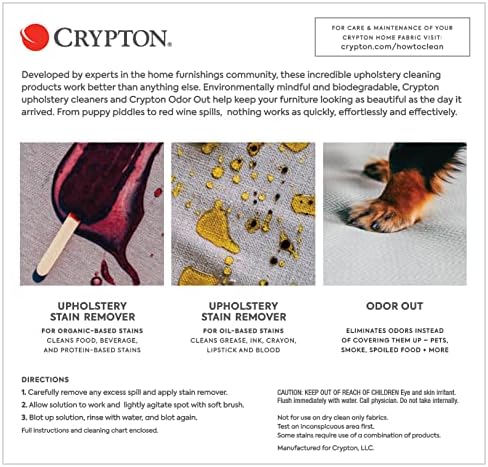 Crypton Upholstery Stain Remover Kit with Odor Out Deodorizer 1