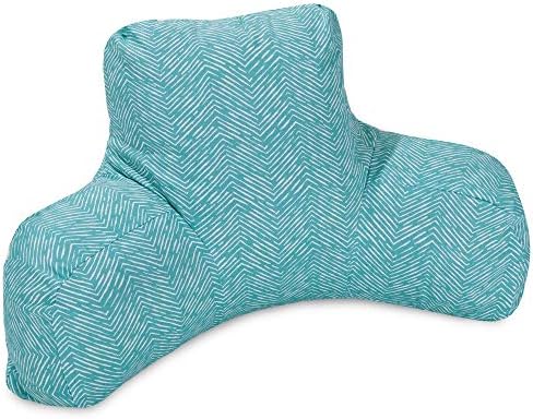 Majestic Home Goods Navajo Reading Pillow in Teal
