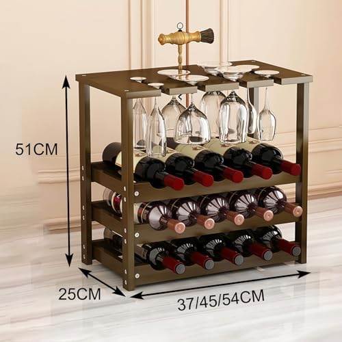 Comepa 4 Tier Freestanding Wine Rack 20 Bottle Capacity