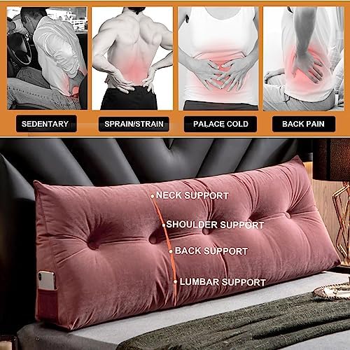 COZMAX Triangular Headboard Pillow Queen Size