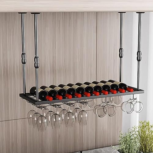 SDdPulse Metal Wine Rack Adjustable Hanging 150cmX30cm