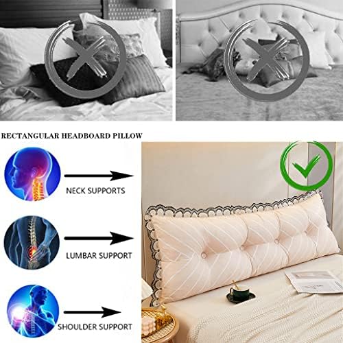 ZZYK Large Back Cushion with Washable Cover 59 Inch