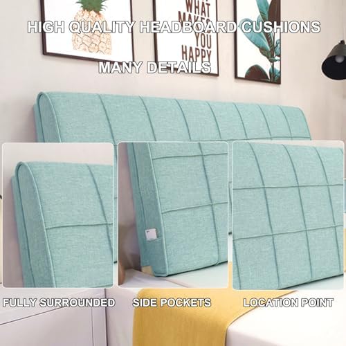 ZZYK Linen Reading Pillow with Headboard Backrest Support