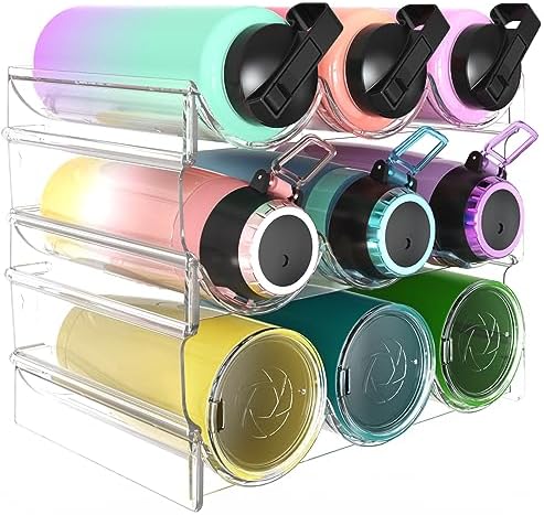 Benaep Stackable Wine Bottle Holder Cabinet Shelf