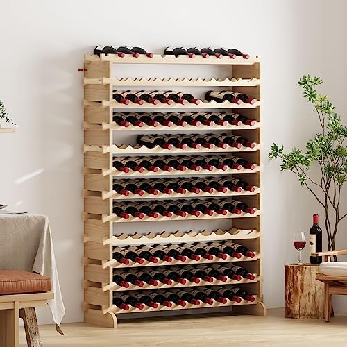 sogesfurniture Floor Wine Racks 120 Slots