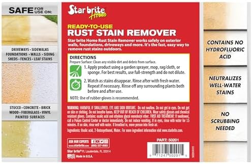 STAR BRITE Rust Stain Remover 1 Gallon 1