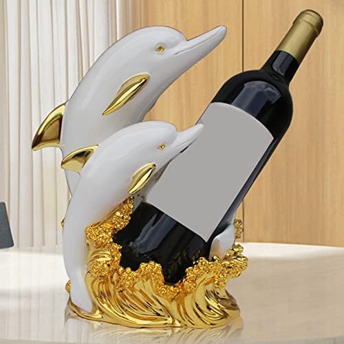 JUSHZ Modern Gold Wine Rack Holder for Home Decor