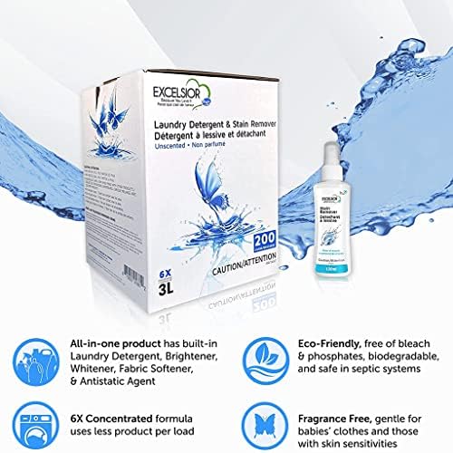 Excelsior - 3 Liter Unscented Laundry Detergent