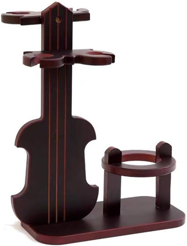 Aeumruch Countertop Wine Rack 1 Bottle 4 Glasses