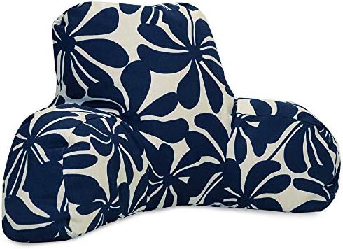 Majestic Home Goods Plantation Reading Pillow Navy Blue