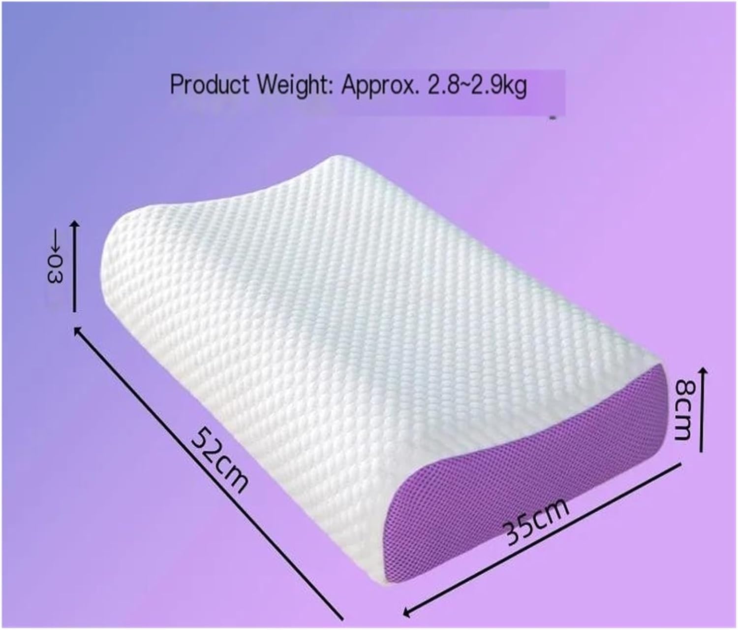 PTAWAA Breathable Air Layer Neck Pillow No Pillowcase