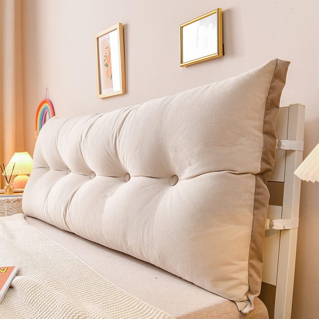 ZZYK Large Rectangular Headboard Pillow with Removable Cover 1