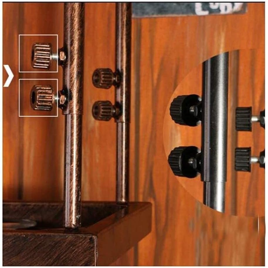 Creative Wine Glass Rack Metal Holder for Home Bar 60x30cm Black Copper