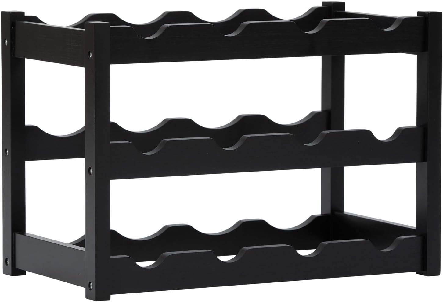 SMAGREHO Wooden Wine Cabinet with 3 Racks