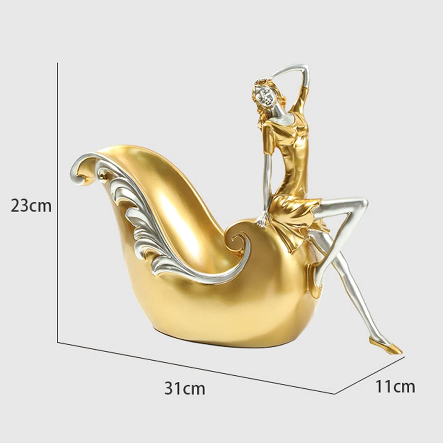 JUSHZ Wine Rack Holder Modern Design Gold