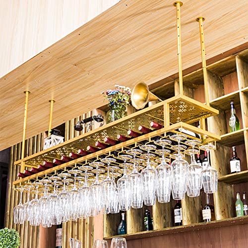 Wall-Mounted Wine Rack with Adjustable Height and Width 100cm
