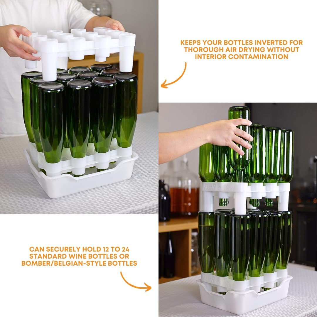 FastRack - 12 Bottle Drying Rack for Wine Beer 1